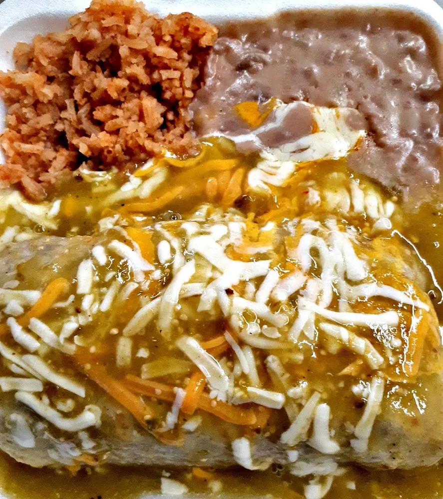Burrito Mojado Verde